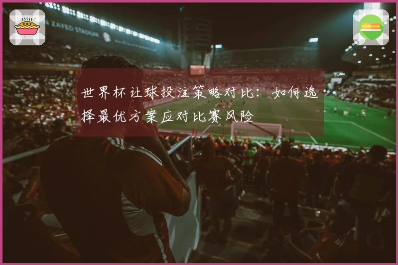 世界杯让球投注策略对比：如何选择最优方案应对比赛风险